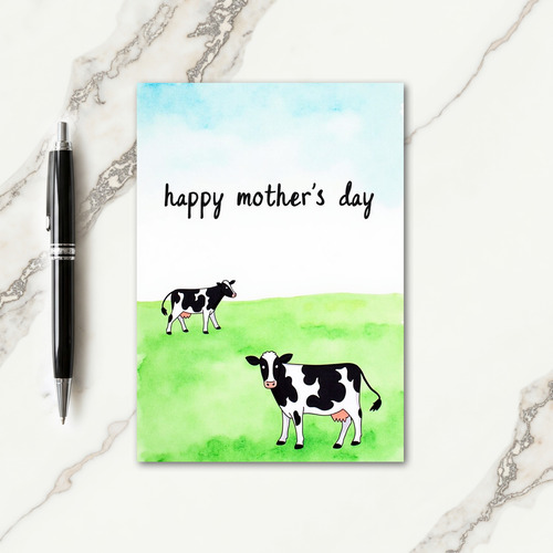 Watercolor Mothers Day Field Card