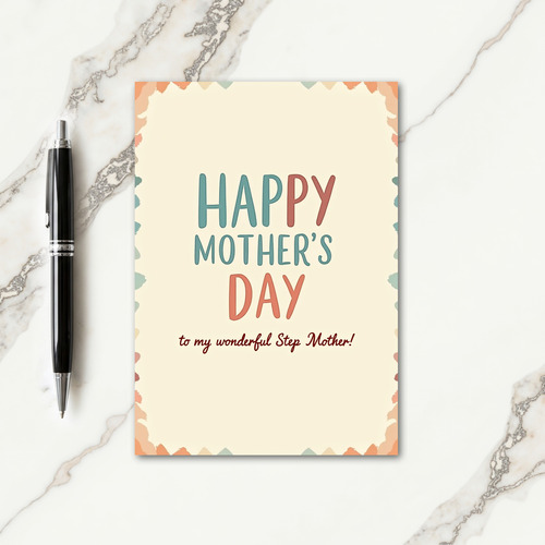 Watercolor Mothers Day Frame Card