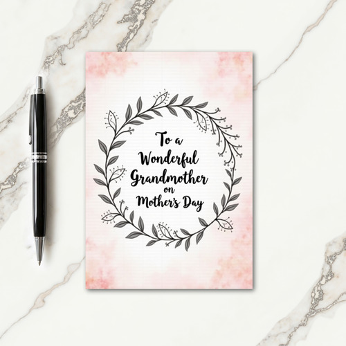 Watercolor Mothers Wish Card