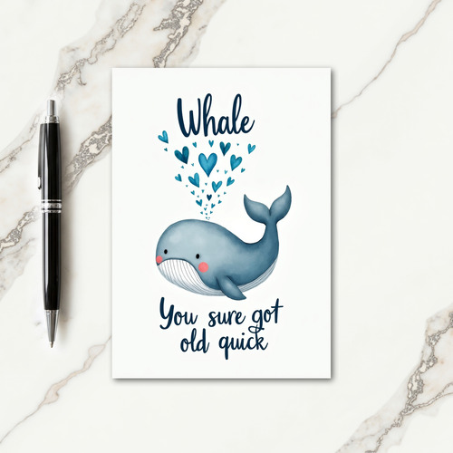 Watercolor Ocean Friend Birthday Card