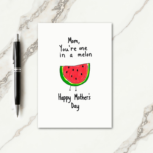 Watermelon Moms Day Card