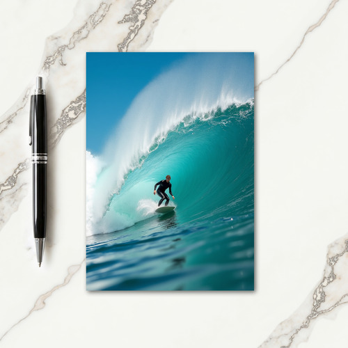 Wave Rider Birthday Card