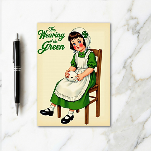 Wearing Green Girl Card