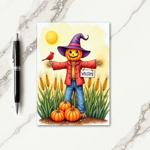 Welcome Pumpkin Pal Card