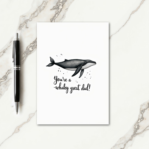 Whaley Great Dad Art Card