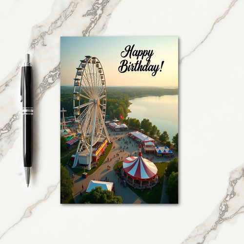 Wheel View Birthday Card