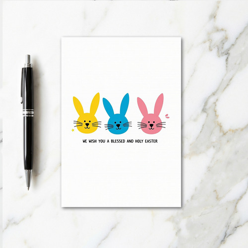 Whimsical Animals Holiday Card