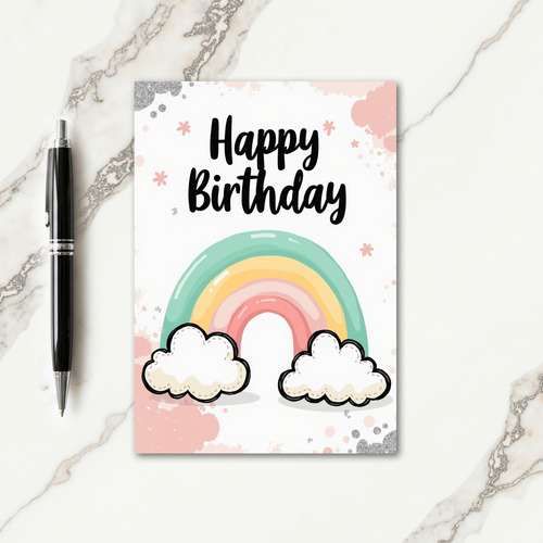 Whimsical Arch Birthday Card