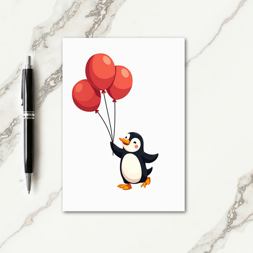 Whimsical Bird Art Card