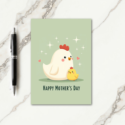 Whimsical Bird Family Day Card