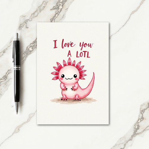 Whimsical Birthday Aquatic Art Card