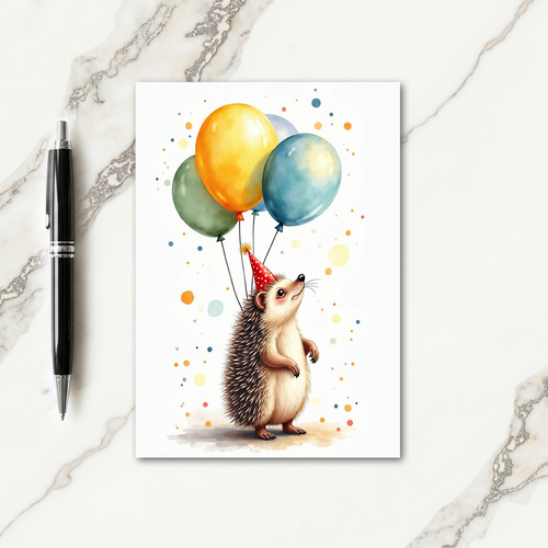 Whimsical Birthday Creature Art Card