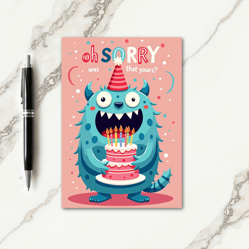 Whimsical Birthday Creature Card
