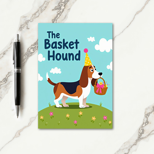Whimsical Birthday Dog Art Card