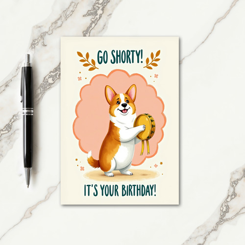 Whimsical Birthday Dog Card