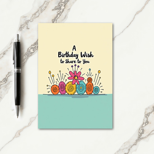 Whimsical Birthday Doodle Card