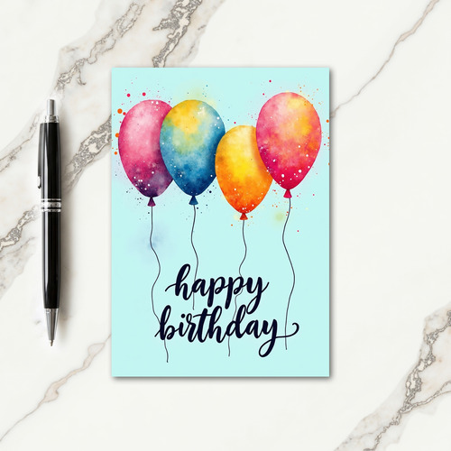 Whimsical Birthday Forms Card