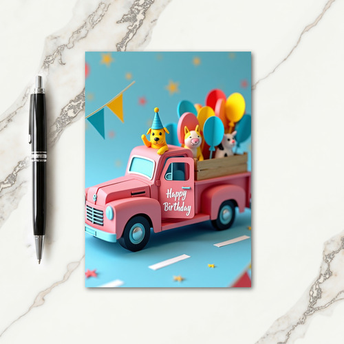 Whimsical Birthday Pup Card