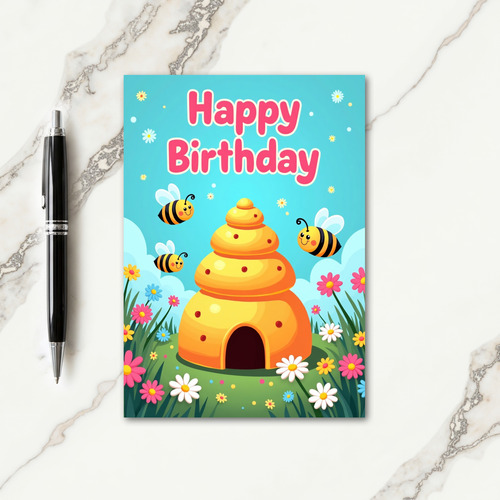 Whimsical Birthday Sky Card