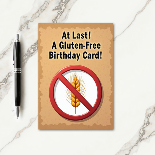 Whimsical Birthday Symbol Card