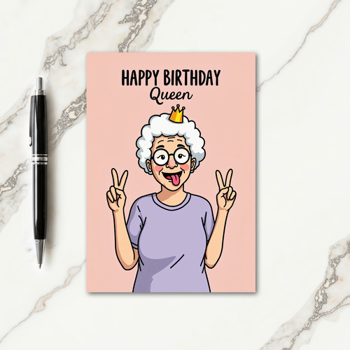 Whimsical Birthday Tiara Card