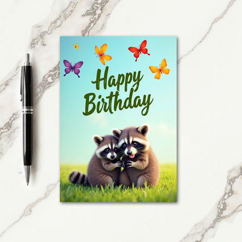 Whimsical Birthday Woodland Card