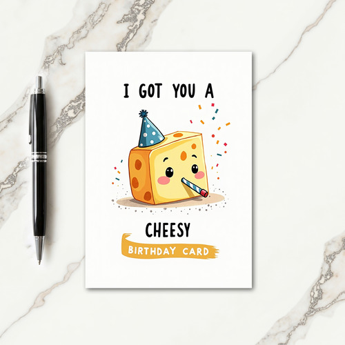 Whimsical Block Birthday Card
