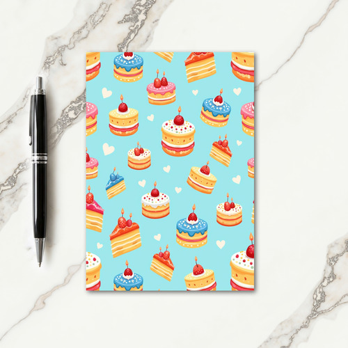 Whimsical Cake Art Birthday Card