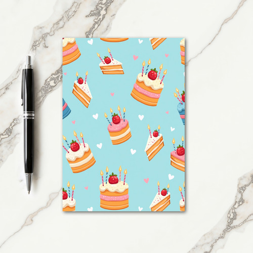 Whimsical Cakes Birthday Card
