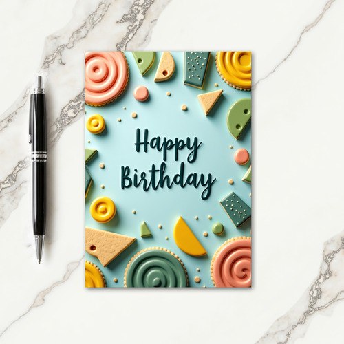 Whimsical Candy Birthday Card