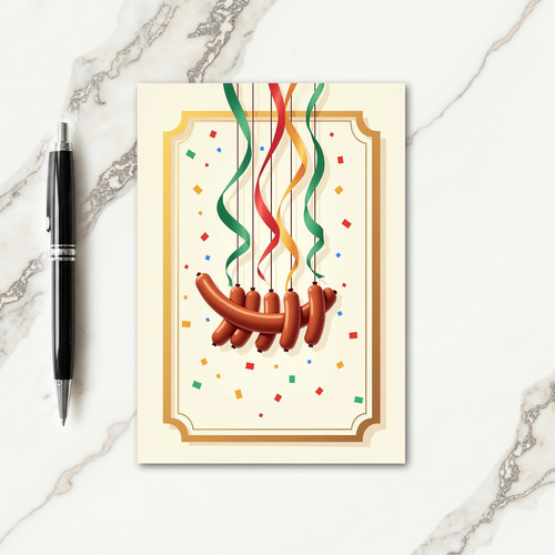 Whimsical Christmas Balloon Card thumbnail