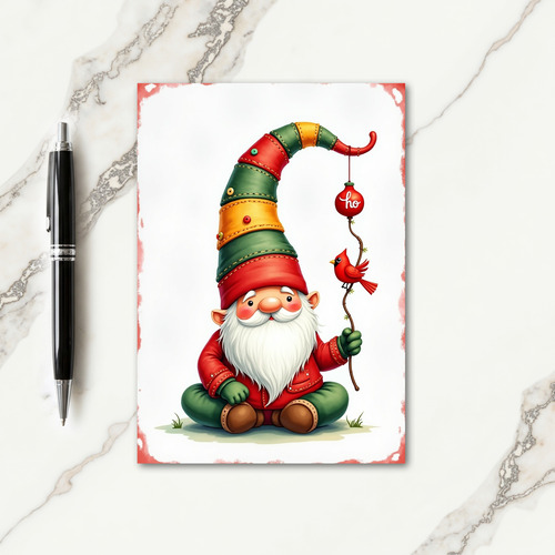 Whimsical Christmas Character Card thumbnail