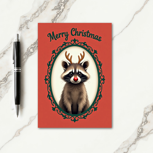 Whimsical Christmas Creature Card thumbnail