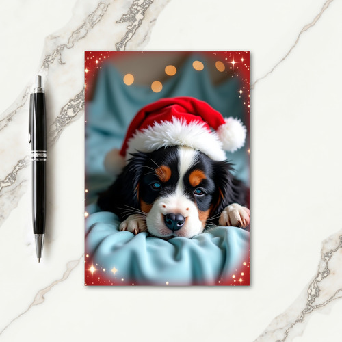 Whimsical Christmas Puppy Card