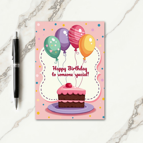 Whimsical Colors Birthday Card