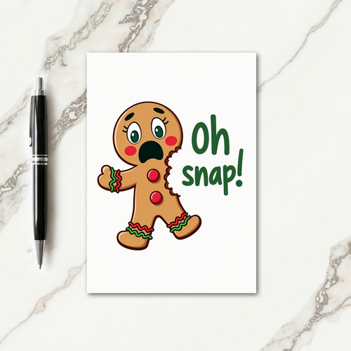 Whimsical Cookie Christmas Card