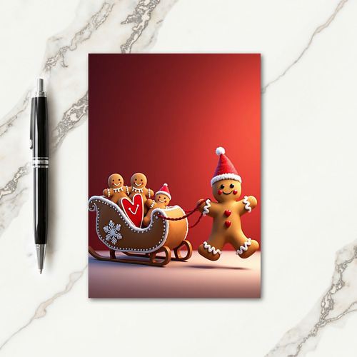 Whimsical Cookie Parade Card