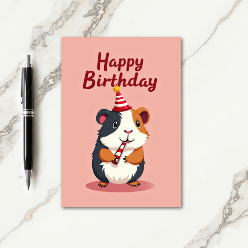Whimsical Critter Party Card