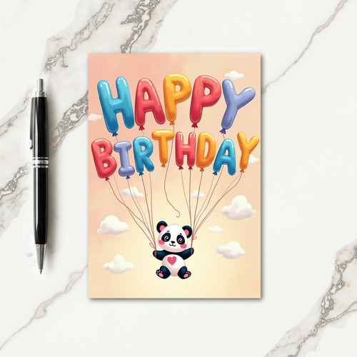 Whimsical Cub Birthday Card