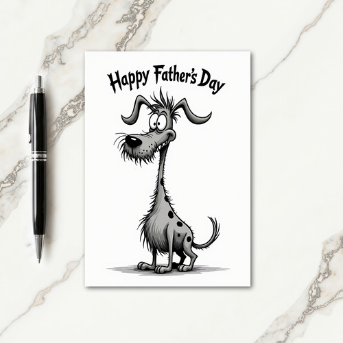 Whimsical Fathers Day Friend Card