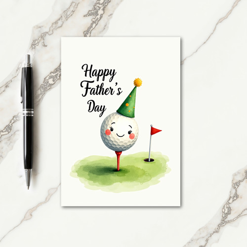 Whimsical Fathers Day Sphere Card