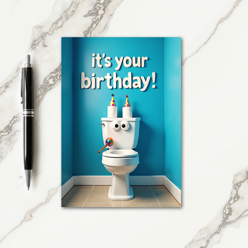 Whimsical Fixture Birthday Card