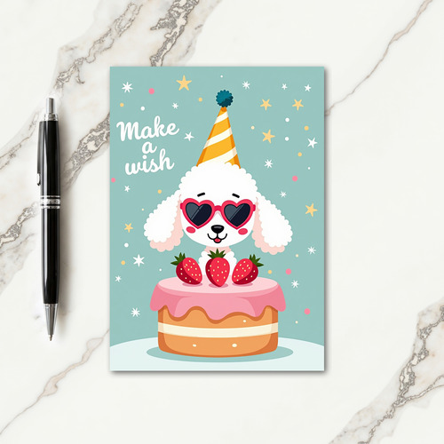 Whimsical Fluffy Animal Birthday Card