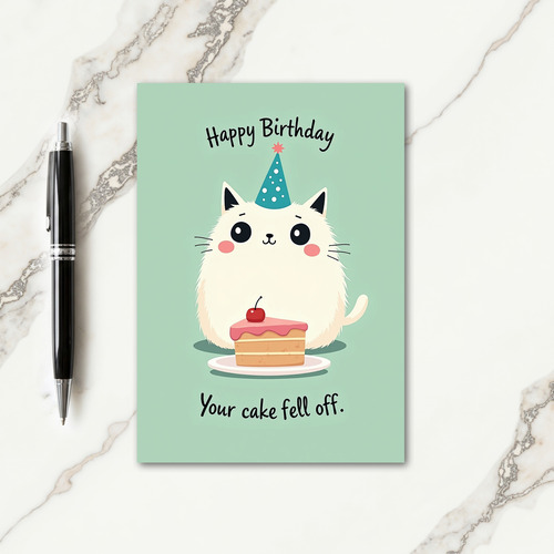 Whimsical Fluffy Birthday Card