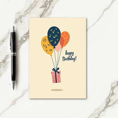 Whimsical Gift Balloon Card