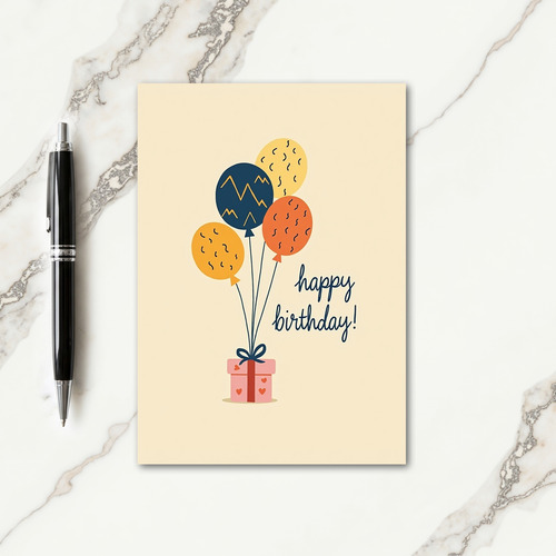 Whimsical Gift Birthday Card
