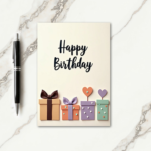 Whimsical Gifts Birthday Card