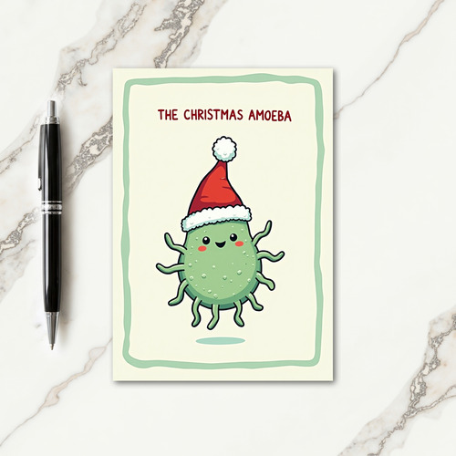 Whimsical Green Creature Card