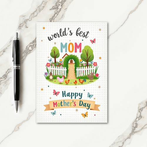 Whimsical Home Mothers Day Card