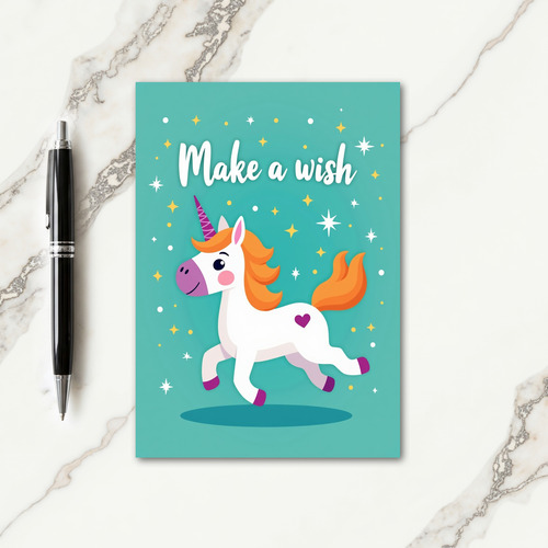Whimsical Horse Birthday Card